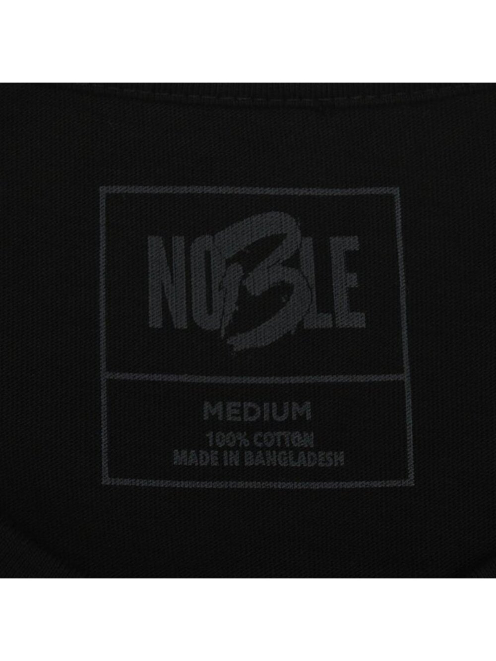 Noble Ramen Noodles Graphic T-Shirt Medium Black Short Sleeve Cotton Tee - Picture 3 of 5